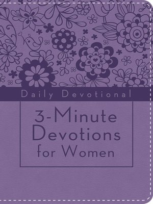 cover image of 3-Minute Devotions for Women: Daily Devotional (purple)